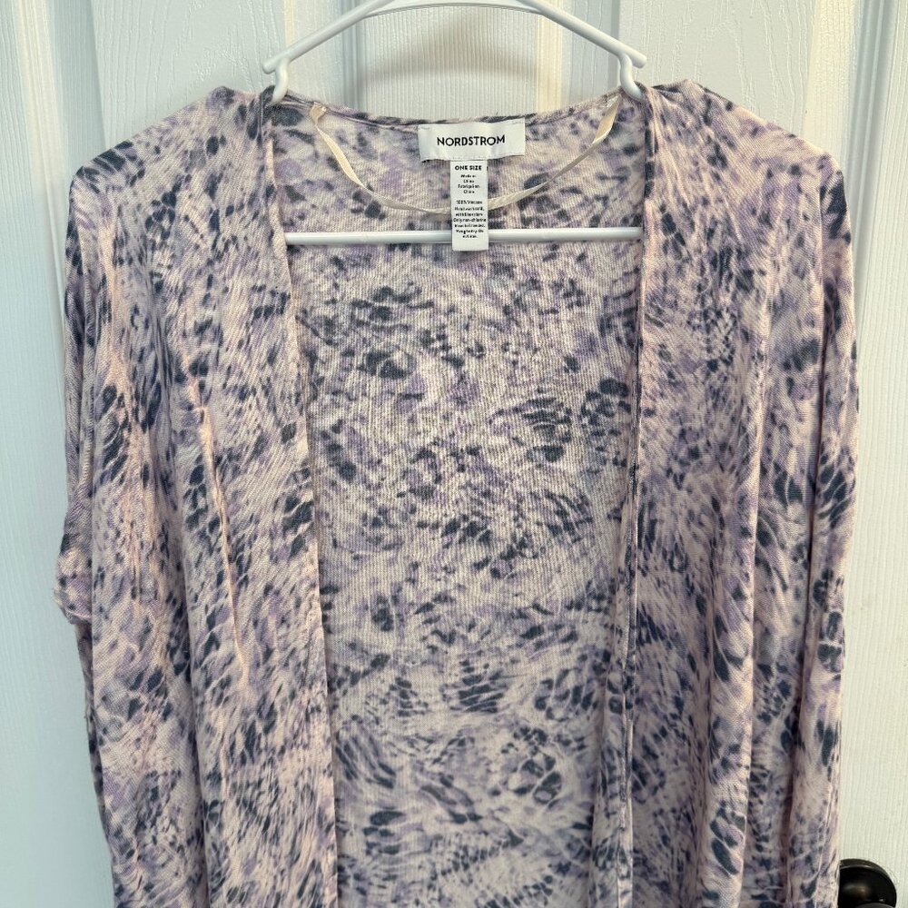 Nordstrom Pink and Purple Boho Cover-Up – One Size